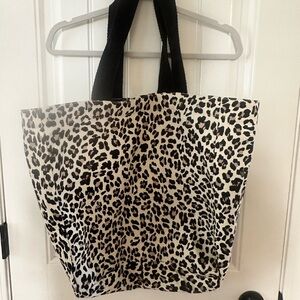 🎄Leopard Print Canvas Tote